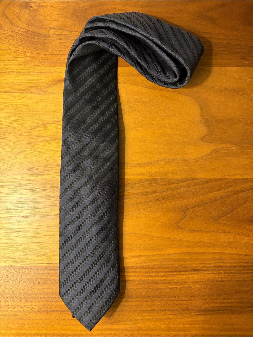 Hugo Boss Black Diagonal Stripe Men's Tie